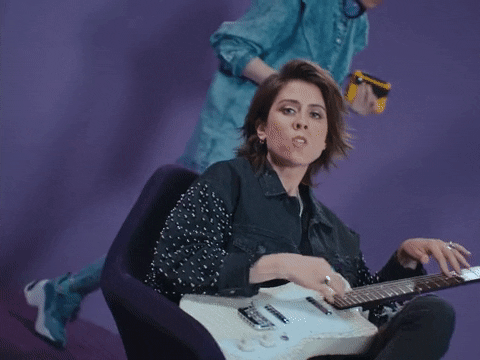 Guitar Ill Be Back GIF by Tegan and Sara
