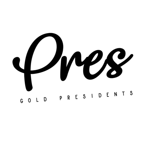 Gold Presidents Sticker