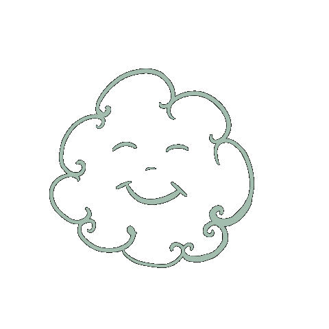 Happy Cloud Sticker