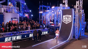 Jump Run GIF by Australian Ninja Warrior