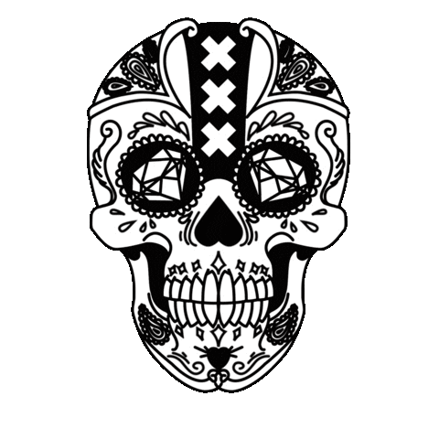 Skull Tattoo Sticker by Nyx Op Donderdag
