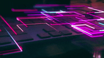 friedpixels animation purple motion graphics lines GIF