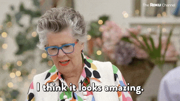 Bake Off Wow GIF by The Roku Channel