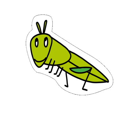 Insect Grasshopper Sticker