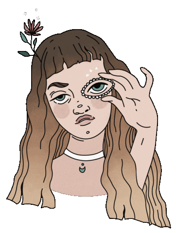Girl Sticker