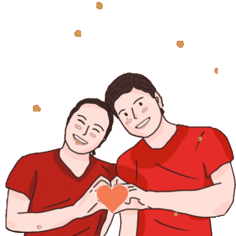 In Love Te Amamos Sticker