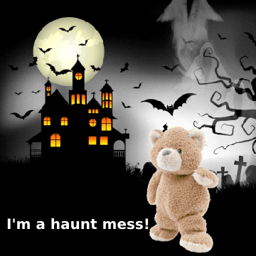 Teddy Bear Halloween GIF