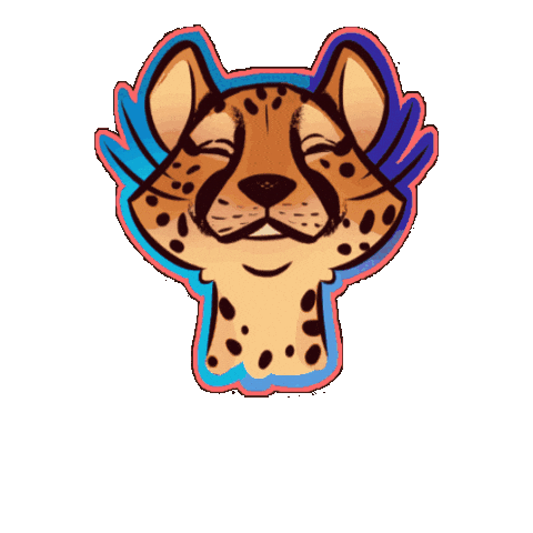 Excited Sticker Sticker