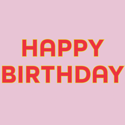 Celebrate Happy Birthday GIF by hannahgraphix