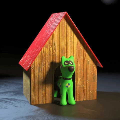 Dog House Feeling Down GIF by benjamin lemoine