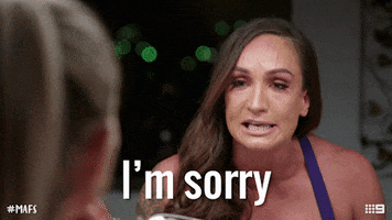 Sorry Channel 9 GIF by Married At First Sight Australia