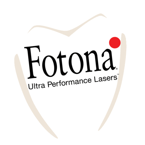 Teeth Laser Sticker by Fotona Lasers