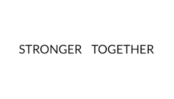Stronger Together Sticker by SABINNA