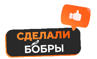 БОБРЫ Sticker