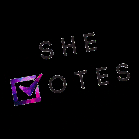 She Votes GIF