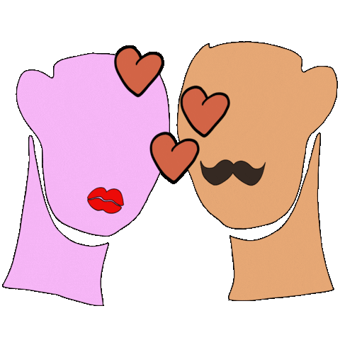 Red Lips Love Sticker