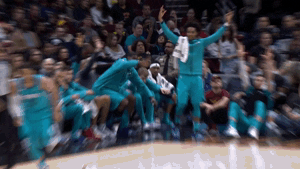 lets go charlotte GIF by NBA