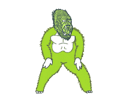 Gluten Free Dancing Sticker by GorillaHemp