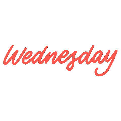 Wednesday Weekday Sticker