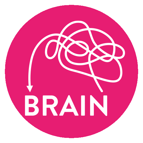Training Brain Sticker by BRAINKINETIK
