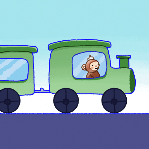 Travel Train GIF