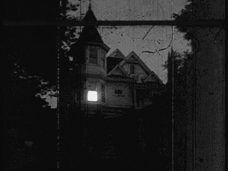 horror creepy house GIF