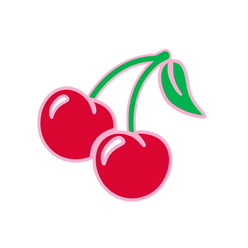 Cherry Cherries Sticker by LimeCrime for iOS & Android GIPHY