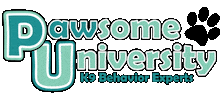 Pawsome University Sticker