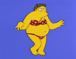 The Simpsons Bikini GIF