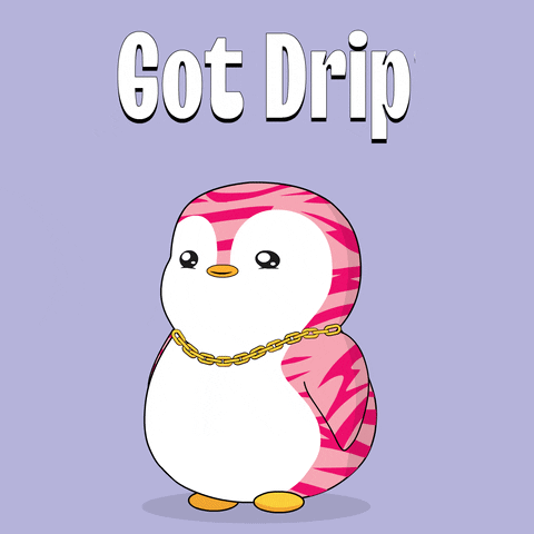 Fashion Dripping GIF by Pudgy Penguins