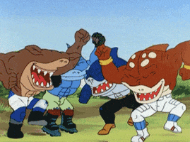 excited street sharks GIF