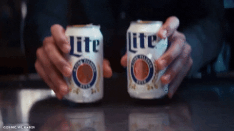 miller lite happy hour thank you beer gif