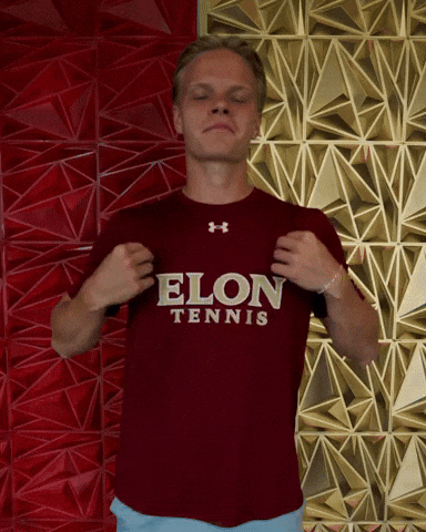 Elon Mens Tennis GIF by Elon Phoenix