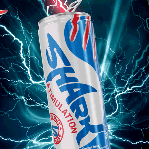 Energy Drink Thunder GIF by SHARK Energy