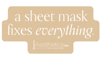 Aesthetics Rx Skincare Sticker