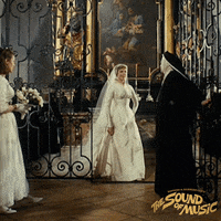 Julie Andrews Wedding GIF by The Rodgers & Hammerstein Organization