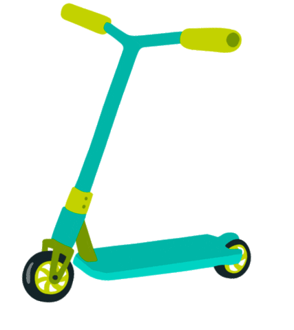 Baton Rouge Scooter Sticker by BREC Parks for iOS & Android | GIPHY