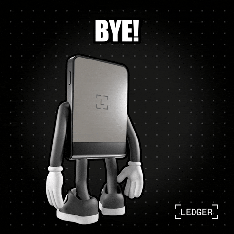 Miss You Goodbye GIF by Ledger