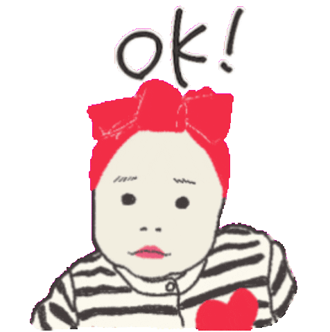 Girl Ok Sticker