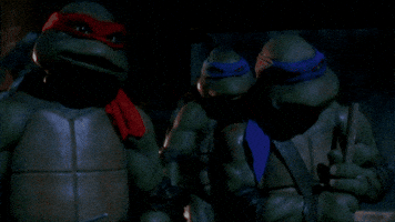 Lying Teenage Mutant Ninja Turtles GIF