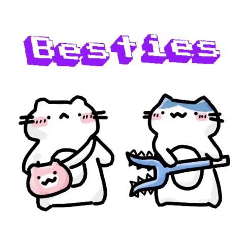 Best Friends Cat GIF