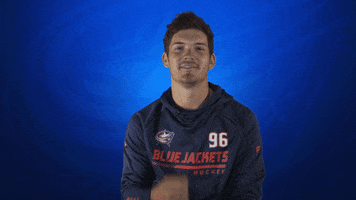 Working Get Ready GIF by Columbus Blue Jackets