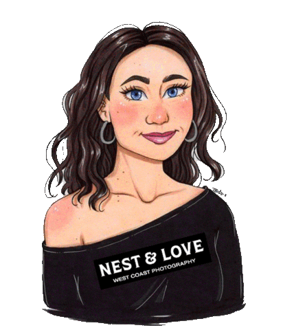 Nest and Love Photography Sticker