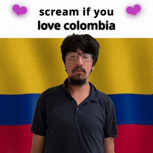 (silent) scream if you love colombia