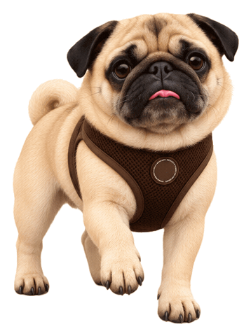 Pug Sticker by MISTER WOOF
