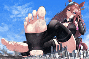 Feet Giantess GIF