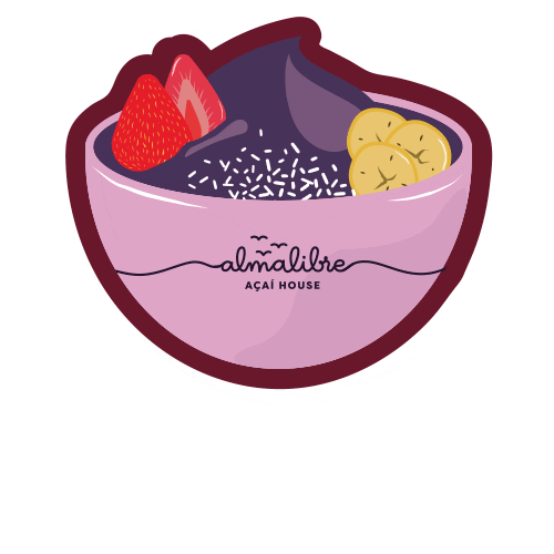 Vegan Acai Sticker by Alma Libre Açai House