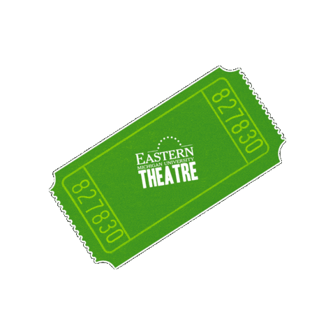 Eastern Michigan College Sticker by EMU Theatre