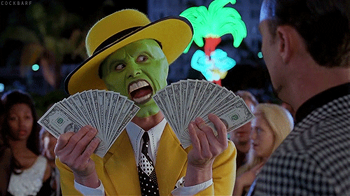 jim carrey money GIF