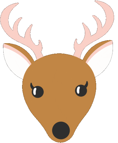 Deer Reindeer Sticker
